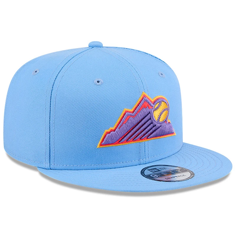 Men's New Era Light Blue Colorado Rockies 2025 City Connect 9FIFTY Snapback Hat