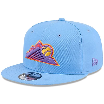 Men's New Era Light Blue Colorado Rockies 2025 City Connect 9FIFTY Snapback Hat