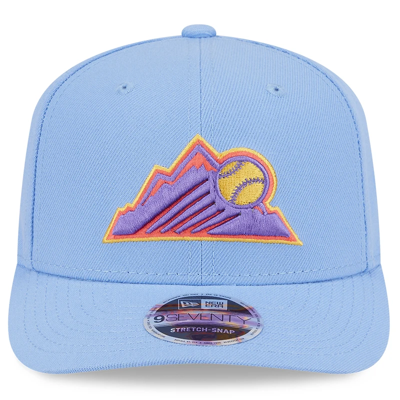 Men's New Era Light Blue Colorado Rockies 2025 City Connect 9SEVENTY Adjustable Hat