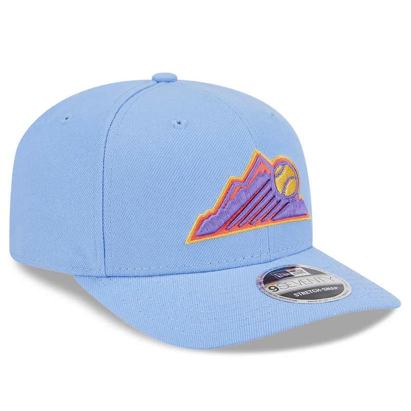 Men's New Era Light Blue Colorado Rockies 2025 City Connect 9SEVENTY Adjustable Hat