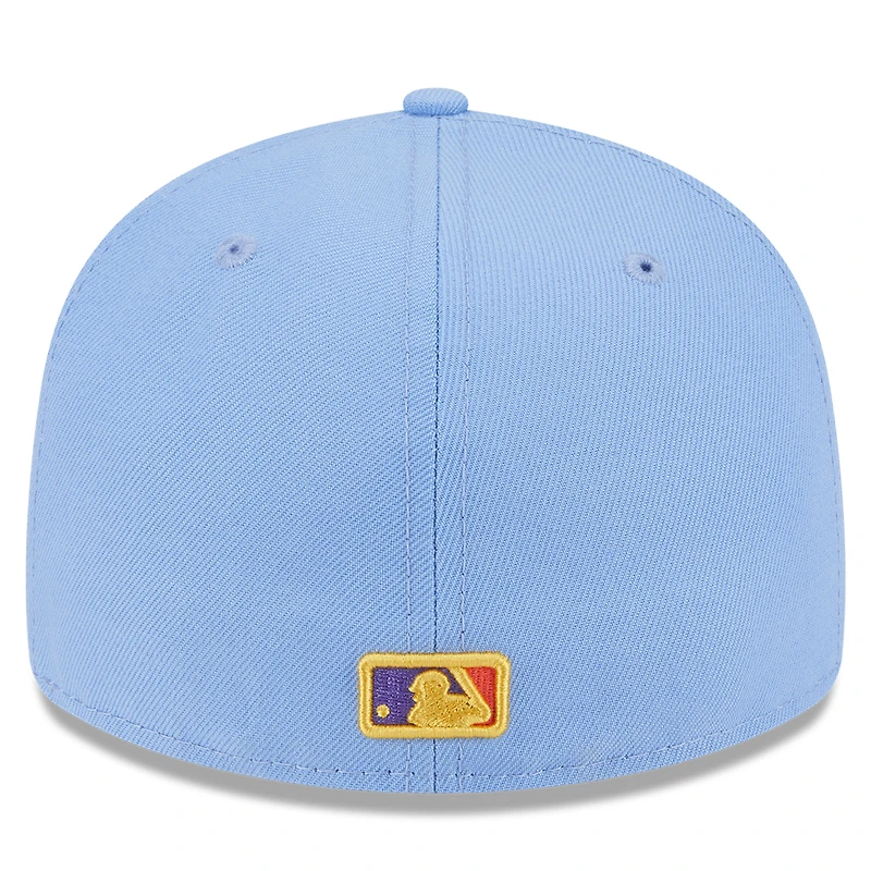 Men's New Era Light Blue Colorado Rockies 2025 City Connect Low Profile 59FIFTY Fitted Hat