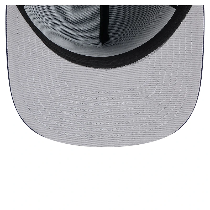 Men's New Era Navy Colorado Rockies Color Pack A-Frame 59FIFTY Fitted Hat