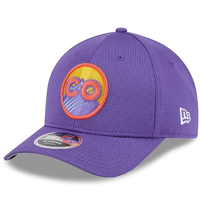 Casquette ajustable 9FORTY City Connect 2025 des Colorado Rockies pour homme de New Era, couleur violette