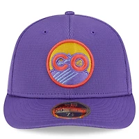 Casquette d'entraînement au bâton 59FIFTY violette New Era Colorado Rockies 2025 City Connect pour homme