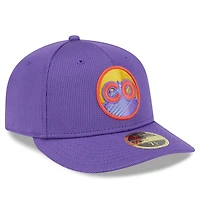 Casquette d'entraînement au bâton 59FIFTY violette New Era Colorado Rockies 2025 City Connect pour homme