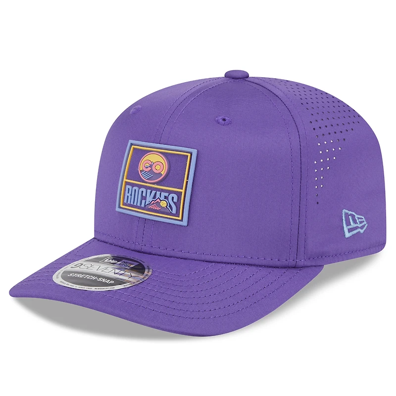 Men's New Era Purple Colorado Rockies 2025 City Connect Fan Pack 9SEVENTY Adjustable Hat