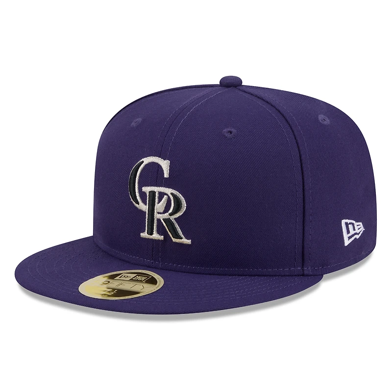 Men's New Era Purple Colorado Rockies 2026 Baseball Hall of Fame 59FIFTY Fitted Hat