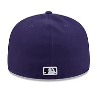 Casquette ajustée New Era 59FIFTY violette pour homme, Colorado Rockies, Temple de la renommée du baseball 2026