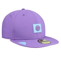 Casquette ajustée New Era 59FIFTY violette pour homme, Colorado Rockies 2026 Clubhouse Alternate