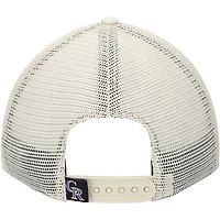 Men's New Era Stone Colorado Rockies Game Day 9TWENTY Adjustable Trucker Hat