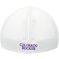 Casquette flexible REPREVE Neo 39THIRTY des Colorado Rockies New Era pour hommes, blanche