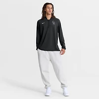 Pull-over Nike Dri-FIT à demi-zip raglan de la collection Authentic Colorado Rockies pour homme, noir.