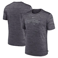 Men's Nike  Black Colorado Rockies Authentic Collection Velocity Performance T-Shirt