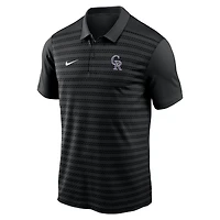 Men's Nike Black Colorado Rockies Authentic Collection Victory Dri-FIT Polo