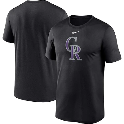 T-shirt Nike Performance Colorado Rockies Big & Tall Logo Legend pour homme, noir