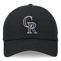 Men's Nike Black Colorado Rockies Club Adjustable Hat