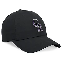 Men's Nike Black Colorado Rockies Club Adjustable Hat