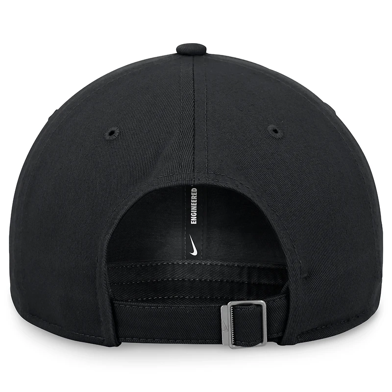 Casquette réglable Nike Colorado Rockies Club pour homme, noire