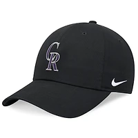 Men's Nike Black Colorado Rockies Club Adjustable Hat
