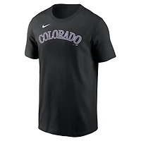 T-shirt Nike noir avec logo Fuse des Rockies du Colorado pour homme