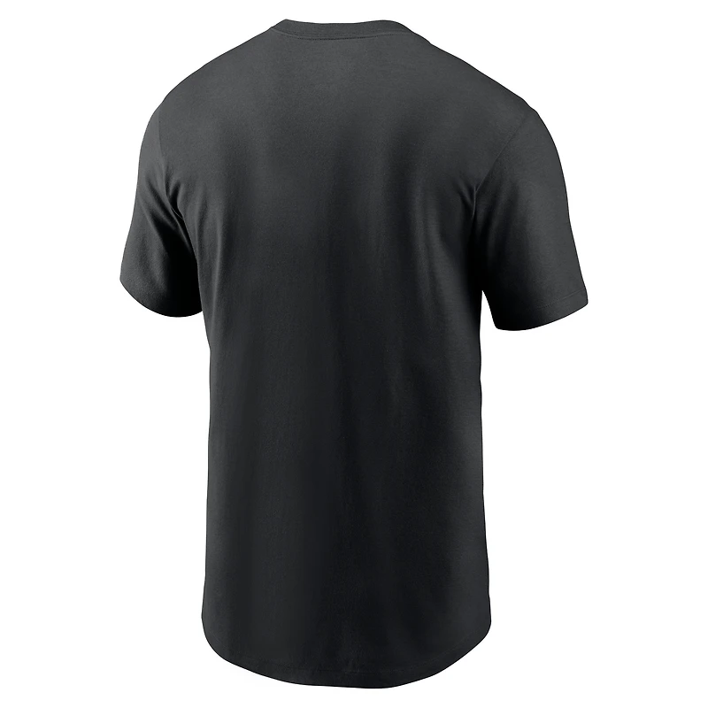 T-shirt Nike noir avec logo Fuse des Rockies du Colorado pour homme