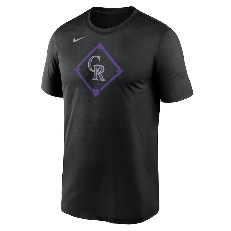 Men's Nike Black Colorado Rockies Icon Legend Dri-FIT T-Shirt