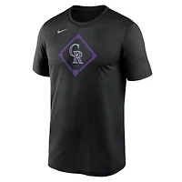 Men's Nike Black Colorado Rockies Icon Legend Dri-FIT T-Shirt