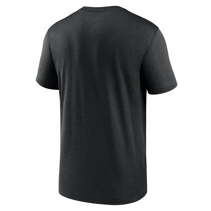 T-shirt Nike Dri-FIT Icon Legend noir Colorado Rockies pour homme