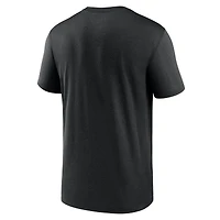 T-shirt Nike Dri-FIT Icon Legend noir Colorado Rockies pour homme