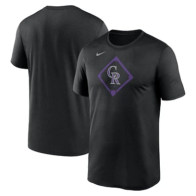 Men's Nike Black Colorado Rockies Icon Legend Dri-FIT T-Shirt