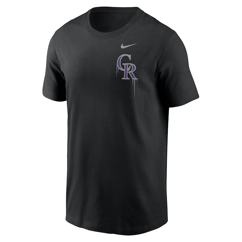 Men's Nike Black Colorado Rockies Mile High Local Team T-Shirt