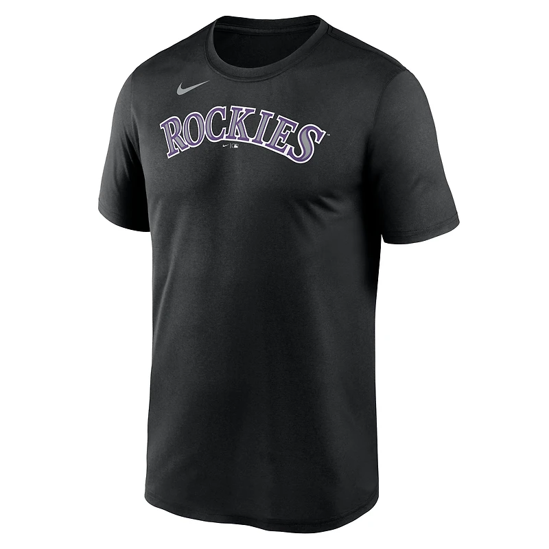 T-shirt Nike Dri-FIT blanc Colorado Rockies pour homme, logo New Legend