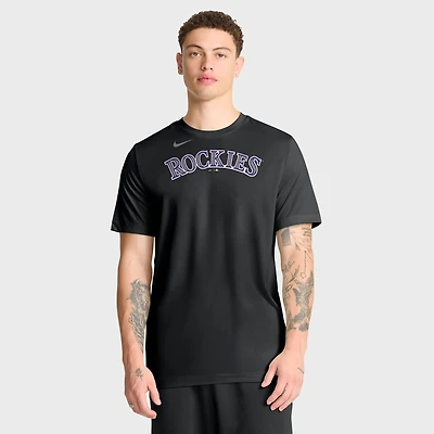 Men's Nike Colorado Rockies New Legend Wordmark Dri-FIT T-Shirt