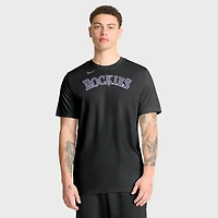T-shirt Nike Dri-FIT blanc Colorado Rockies pour homme, logo New Legend