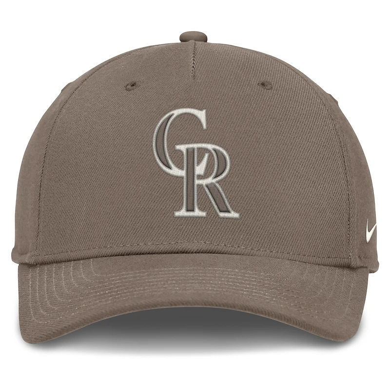 Men's Nike Brown Colorado Rockies Rise Performance Adjustable Hat