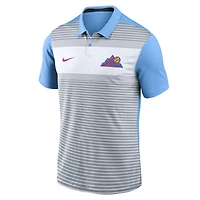 Men's Nike  Gray/Light Blue Colorado Rockies 2025 City Connect Legacy Icon Vapor Dri-FIT Polo