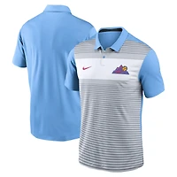 Men's Nike  Gray/Light Blue Colorado Rockies 2025 City Connect Legacy Icon Vapor Dri-FIT Polo