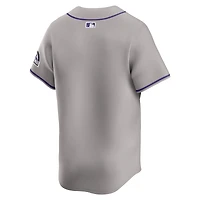 Maillot Nike Colorado Rockies Road Limited pour homme, gris