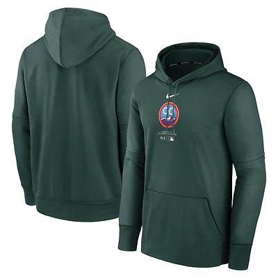 Sweat à capuche Nike Colorado Rockies Authentic Collection City Connect Performance pour homme, vert
