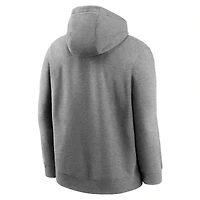Men's Nike  Heather Gray Colorado Rockies 2025 City Connect French Terry Club Fleece Pullover Hoodie
