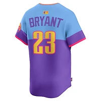 Men's Nike Kris Bryant Purple/Light Blue Colorado Rockies 2025 City Connect Limited Player Jersey