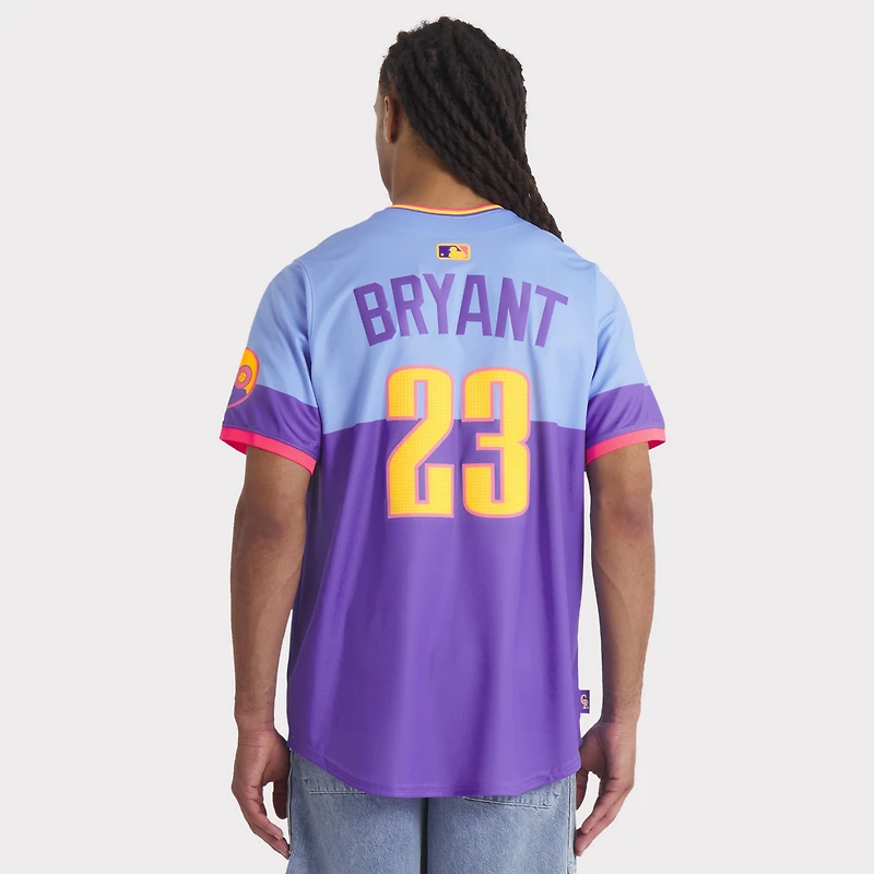 Men's Nike Kris Bryant Purple/Light Blue Colorado Rockies 2025 City Connect Limited Player Jersey