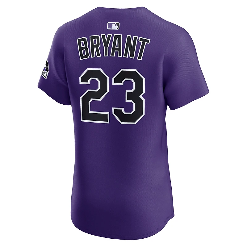 Men's Nike Kris Bryant Purple Colorado Rockies Alternate Elite Player Jersey