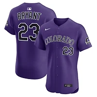 Men's Nike Kris Bryant Purple Colorado Rockies Alternate Elite Player Jersey
