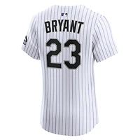 Men's Nike Kris Bryant White Colorado Rockies Home Elite Player Jersey