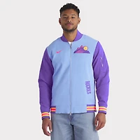 Men's Nike  Light Blue/Purple Colorado Rockies 2025 City Connect Authentic Collection Full-Zip Bomber Jacket