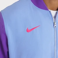 Men's Nike  Light Blue/Purple Colorado Rockies 2025 City Connect Authentic Collection Full-Zip Bomber Jacket