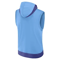 Men's Nike Light Blue Colorado Rockies 2025 City Connect Authentic Collection Dri-FIT Sleeveless Hoodie
