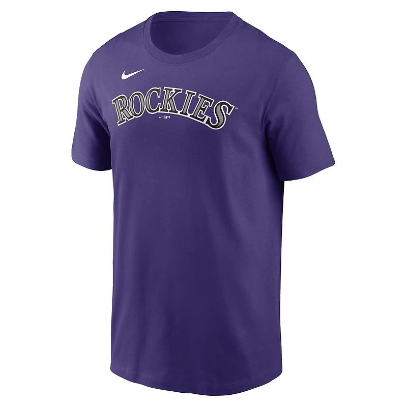 T-shirt Nike Matt Holliday violet Colorado Rockies Cooperstown Collection pour homme, nom et numéro