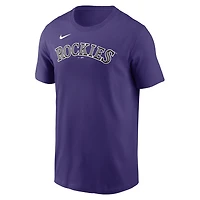 Men's Nike Matt Holliday Purple Colorado Rockies Cooperstown Collection Name & Number T-Shirt